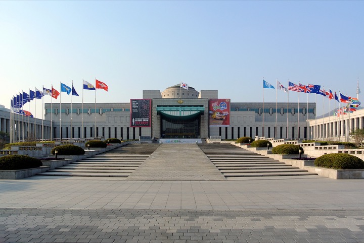 Main building of the War Memorial of Korea in Yongsan Seoul